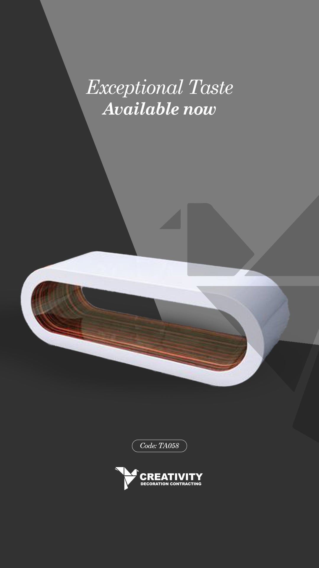 Contour Curve Console – Code: TA058