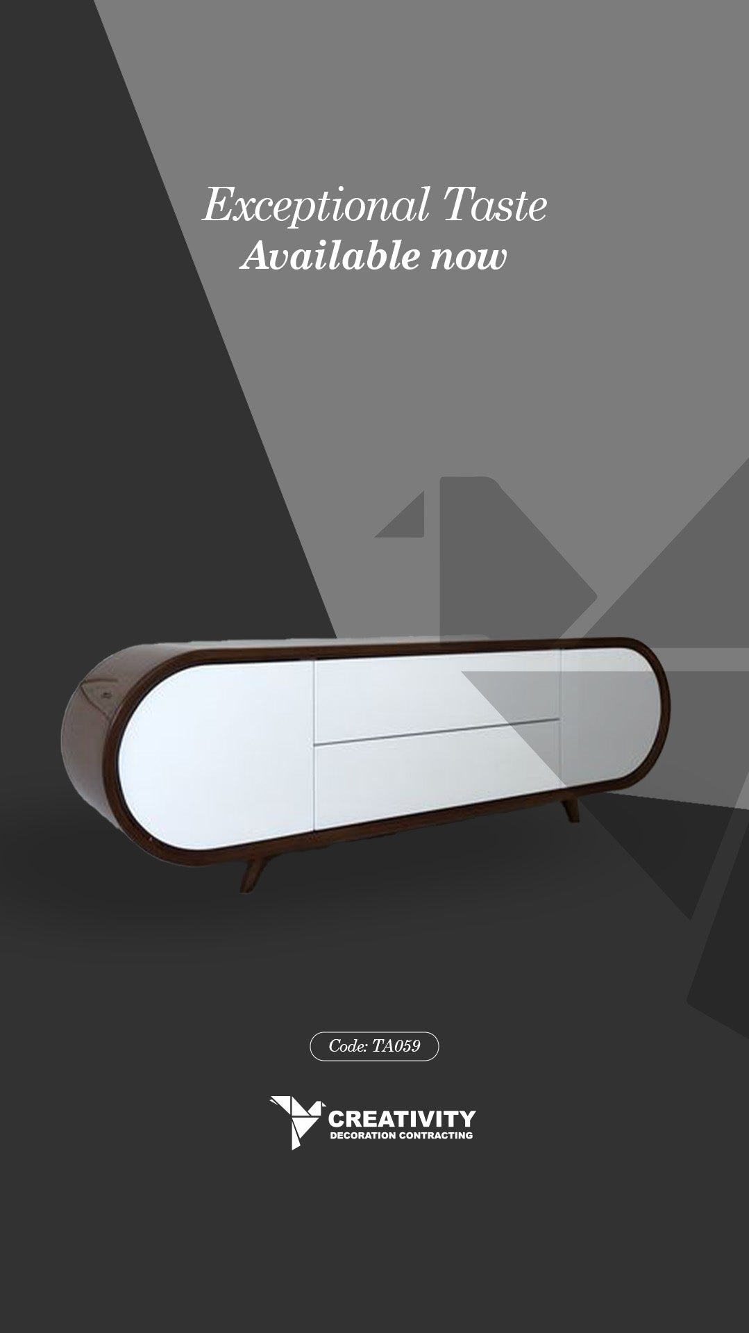 Streamline Elegance Sideboard – Code: TA059